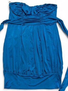 Y2K Mystic Brand Clubbing Mini Dress Strapless Size L